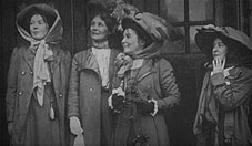 Photo of four prominent suffragettes, including Emmeline Pankhurst: link to Project 3